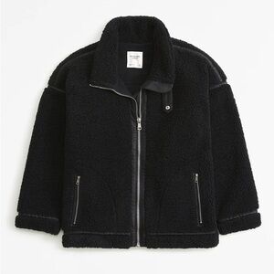 Abercrombie & Fitch Sherpa Aviator Jacket